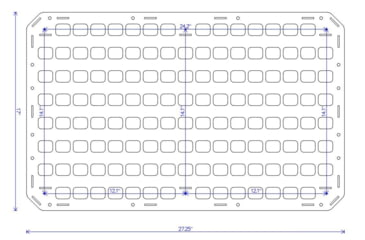 Image of Grey Man Tactical 27.25 x 17 RMP, Black, 000189