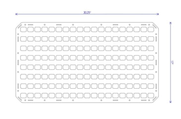 Image of Grey Man Tactical 30.25 x 17 RMP w/Case, 3M Dual Lock Fastener Kit, Black, 000195