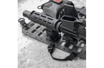 Image of Grey Man Tactical Locking Rifle Mount w/Raptor Picatinny, Black, 000028