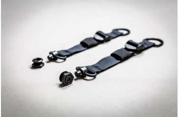 Image of Grey Man Tactical Push Button D-Ring &amp; Push Button Loop-Around RMP Straps w/Headrest Post &amp; Seat Bottom, Black, GMT-PM-16