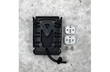 Image of Grey Man Tactical RMP Backer Plate, G-Code Soft Shell Scorpion Mag Carrier - Rifle Pair, Black, 000142