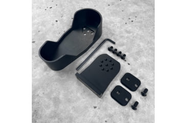 Image of Grey Man Tactical RMP Buttstock Cup Kit w/ XL Cup, Black, 000067