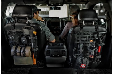 Image of Grey Man Tactical Vehicle Seat Back Organizer w/15.25 x 25 RMP, No Mount, Black, 000312