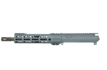 Image of Grid Defense Complete Upper Receiver, .300 Blackout, 10.5 inch, Pistol Length, 4150 Steel Light HBAR Barrel, 1-8 Twist, 10.5 inch Hand Guard, A2 Flash Hider, Blue Titanium, GD105E9GFR300BT