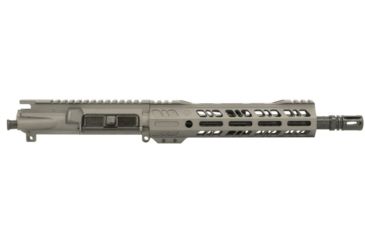 Image of Grid Defense Complete Upper Receiver, .300 Blackout, 10.5 inch, Pistol Length, 4150 Steel Light HBAR Barrel, 1-8 Twist, 10.5 inch Hand Guard, A2 Flash Hider, Tungsten Gray, GD105E9GFR300TG