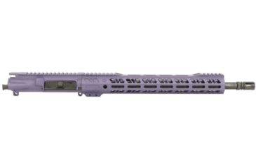 Image of Grid Defense Complete Upper Receiver, .300 Blackout, 16 inch, Pistol Length, 4150 Light HBAR Barrel, 1-8 Twist, 14 inch M-LOK Rail, A2 Flash Hider, Tactical Grape, GD16E14GFR300GRP