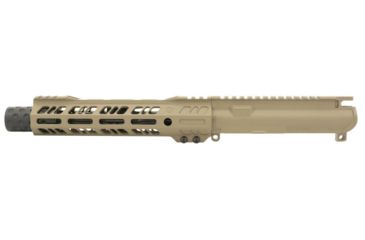 Image of Grid Defense Complete Upper Receiver, .300 Blackout, 7.5in, Pistol Length, 4150 Light HBAR Barrel, 1-8 Twist, 9in Octagon M-LOK Hand Guard, Dimpled Flash Can, Flat Dark Earth, GD75GDR9FCAN300FDE