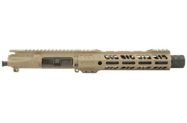 Image of Grid Defense Complete Upper Receiver, .300 Blackout, 7.5in, Pistol Length, 4150 Light HBAR Barrel, 1-8 Twist, 9in Octagon M-LOK Hand Guard, Dimpled Flash Can, Flat Dark Earth, GD75GDR9FCAN300FDE