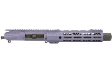 Image of Grid Defense Complete Upper Receiver, .300 Blackout, 7.5 inch, Pistol Length, 4150 Light HBAR Barrel, 1-8 Twist, 9 inch Octagon M-LOK Hand Guard, Dimpled Flash Can, Tactical Grape, GD75GDR9FCAN300GRP