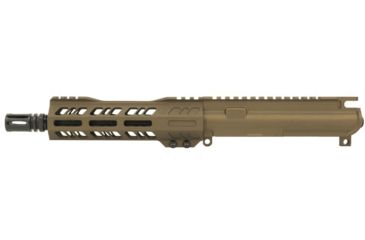 Image of Grid Defense Complete Upper Receiver, 9mm 9x19 Para, 7.5 inch, 4150 Light HBAR Barrel, 1-10 Twist, 7 inch Octagon M-LOK Rail, A2 Flash Hider, Burnt Bronze, GD75E7GDR9MMBB