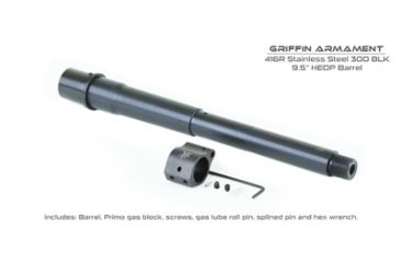 Image of Griffin Armament 9.5 inch 300BLK HEDP Barrel w/Gas Block HE95300B