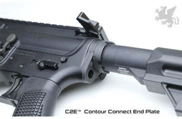 Image of Griffin Armament C2E Contour Connect End Plate, QD, Black GAC2E