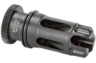 Image of Griffin Armament DLFC22C1228 Dual-Lok Flash Comp 22/5.56 Black QPQ Nitride 17-4
