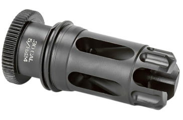 Image of Griffin Armament DLFC30C5824 Dual-Lok Flash Comp 30/7.62mm Black QPQ Nitride 17-