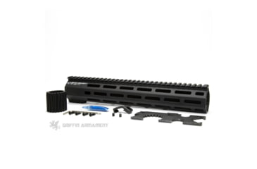 Image of Griffin Armament SR-Rigid M-Lok Rail, 12.5in, Black, Large, LPRSR125