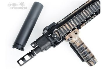 Image of Griffin Armament M4SD 2 Port Muzzle Brake, Black XHP556MB