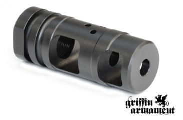 Image of Griffin Armament M4SD 2 Port Muzzle Brake, Black XHP556MB