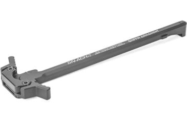 Image of Griffin Armament SN-ACH 10, AR-10 Charging Hand, le, Ambidextrous, Forward-Facing Gas Vent, Anodized Finish, Black, SNACH10R3