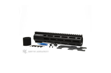 Image of Griffin Armament SR-Rigid M-Lok Rail, 10.5in, Black, Large, LPRSR105