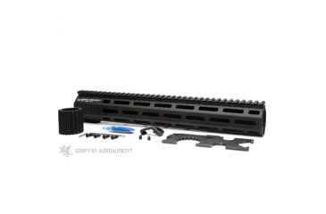 Image of Griffin Armament SR-Rigid M-Lok Rail, 13.5in, Black, Large, LPRSR135