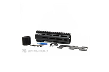 Image of Griffin Armament SR-Rigid M-Lok Rail, 7.5in, Black, Large, LPRSR75