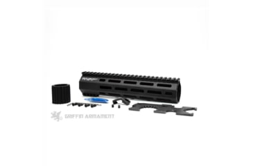 Image of Griffin Armament SR-Rigid M-Lok Rail, 9.5in, Black, Large, LPRSR95