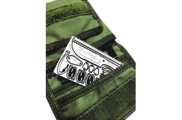Image of Grim Workshop Bob Hansler Survival Card, Surgical Grade Stainless Construction, 3.38in x 2.13in x 0.25in, GWBOBSIGCRD