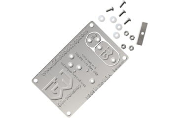 Image of Grim Workshop Cordage Making Card, Surgical Grade Stainless Construction, 3.38in x 2.13in x 0.25in, GWCORDCRD
