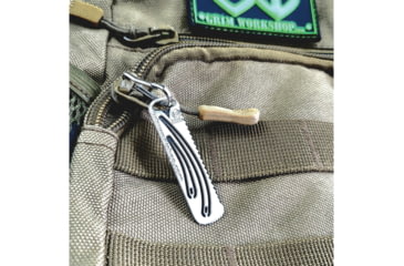 Image of Grim Workshop First Aid Micro Tool, Hardened Stainless Construction, 1.75in x 0.5in, GWAIDZIP