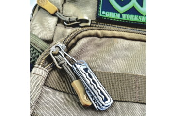 Image of Grim Workshop Grim Key Micro Tool, Hardened Stainless Construction, 1.75in x 0.5in, GWKEYMIC