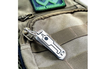 Image of Grim Workshop Handcuff Key Micro Tool, Hardened Stainless Construction, 1.75in x 0.5in, GWCUFFMIC