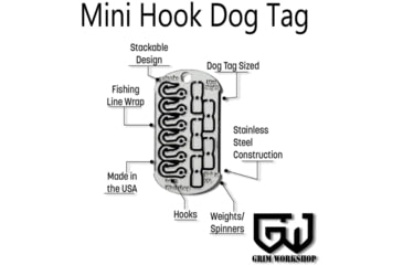 Image of Grim Workshop Mini Hook Dog Tag