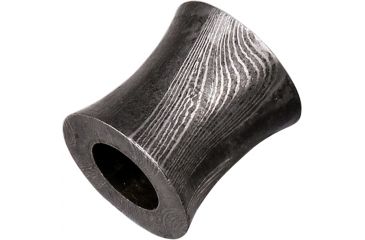 Image of Grindworx Damascus Steel Bead, Concave Barrel DA04