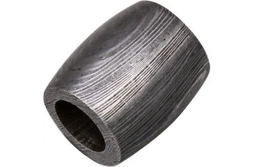Image of Grindworx Damascus Steel Bead, Convex Barrel DA03