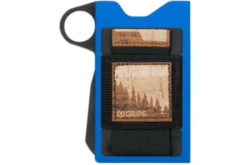 Image of Grip6 Aluminum Loop Wallet Builder w/Cork Wingman, Deep Blue, WLT-NEW-BLU-LP-RCRK