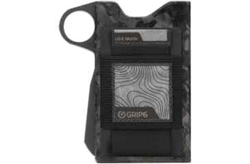 Image of Grip6 GRIP6 Carbon Wallet w/ Loop w/ Black Wingman, Carbon, WLT-NEW-FCB-LP-RBLK