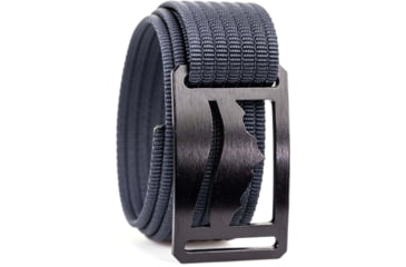 Image of Grip6 Narrow Black Mountain Cut-Out Buckle w/Navy Strap, 42, NB-WASATCH-NJA-LS-NAV-1.1-42