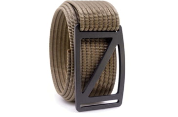 Image of Grip6 Standard Slope Grey Buckle w/Brown Strap, 34, SB-SLOPE-GML-MS-CUB-1.5-34