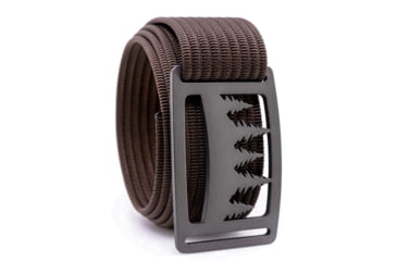 Image of Grip6 Standard Uinta Grey Buckle w/Brown Strap, 28, SB-UINTA-GML-MS-CUB-1.5-28