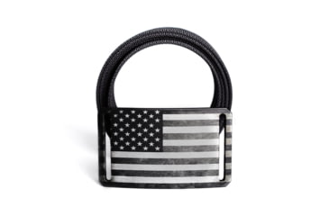 Image of Grip6 Standard USA Black Flag Buckle w/Black Strap, 40, SB-USA-NJA-MS-JET-1.5-40