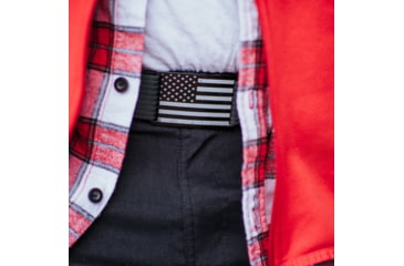 Image of Grip6 Standard USA Black Flag Buckle w/Black Strap, 40, SB-USA-NJA-MS-JET-1.5-40