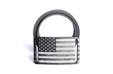 Image of Grip6 Standard USA Grey Flag Buckle w/Grey Strap, 40, SB-USA-GML-MS-JET-1.5-40