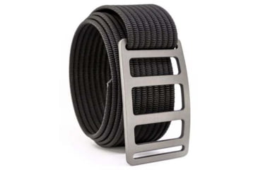 Image of Grip6 Standard Vert Grey Buckle w/Black Strap, 30, SB-VERT-GML-MS-JET-1.5-30