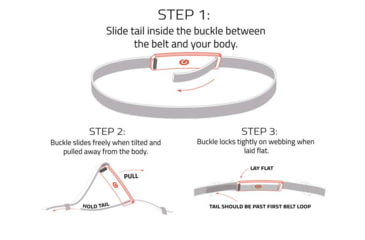 Image of Grip6 Workbelt Pro Grey Buckle w/Black Strap, 40, WB-GNMTL-PRO-WS-COA-1.75-40