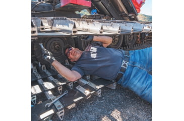 Image of Grip6 Workbelt Pro Silver Buckle w/Navy Strap, 34, WB-GRANITE-PRO-WS-DSK-1.75-34