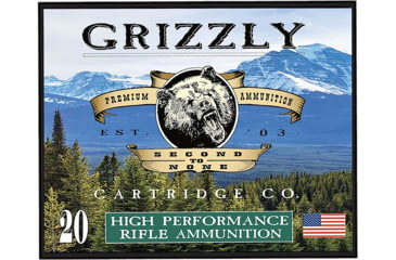 Image of Grizzly Ammo 357Sig 125gr Full Metal Jacket Flat Point 20 Per Box/10 Case, GC357S3