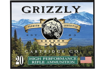 Image of Grizzly Ammo GC44M+P3 44Mag+P+ 360gr Full Metal Jacket Flat Point 20 Per Box/1