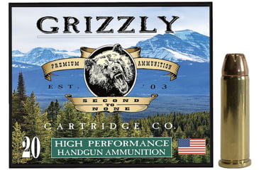 Image of Grizzly Cartridge 38 Special 125 Grain Jacketed Hollow Point Pistol Ammo, 20 Rounds, GC38SP3