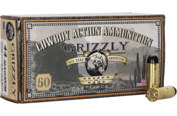 Image of Grizzly Cartridge 44 Magnum 200 Grain Round Nose Flat Point Pistol Ammo, 50 Rounds, GC44M2