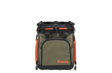 Image of Grizzly Coolers Drifter 12plus Eva Molded Cooler, Olive Drab Green/Orange, 408016